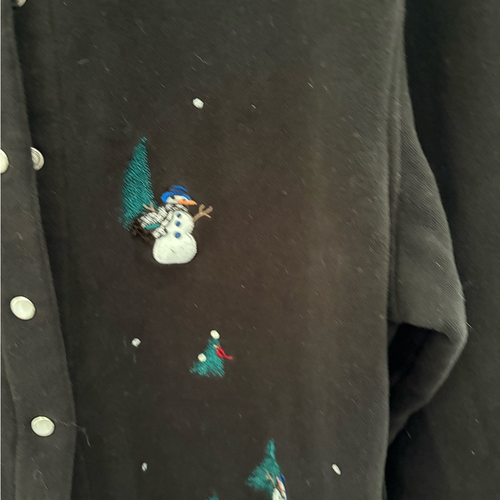 Classic Elements Black Women’s Snap Button Cardig… - image 6